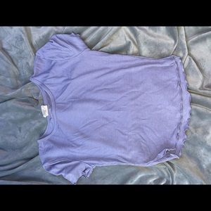 Purple crop top from Tillys size small
